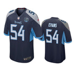 Tennessee Titans #54 Rashaan Evans navy Game Jersey