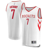 7-Carmelo Anthony Houston Rockets  Jersey – Association Edition – White
