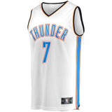 7-Carmelo Anthony Oklahoma City Thunder  Jersey White - Association Edition