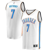 7-Carmelo Anthony Oklahoma City Thunder  Jersey White - Association Edition