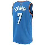 7-Carmelo Anthony Oklahoma City Thunder  Swingman Jersey Blue - Icon Edition