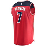 7-Devin Robinson Washington Wizards Team Color Player Jersey Red - Icon Edition