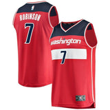 7-Devin Robinson Washington Wizards Team Color Player Jersey Red - Icon Edition