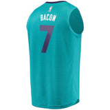 7-Dwayne Bacon Charlotte Hornets  Jersey - Icon Edition – Teal