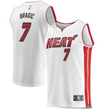 7-Goran Dragic Miami Heat  Jersey - Association Edition – White
