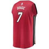 7-Goran Dragic Miami Heat  Jersey - Statement Edition – Red