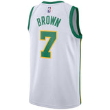 7-Jaylen Brown Boston Celtics Swingman Jersey – City Edition – White
