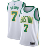 7-Jaylen Brown Boston Celtics Swingman Jersey – City Edition – White