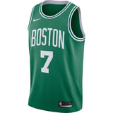 7-Jaylen Brown Boston Celtics Swingman Jersey Green - Icon Edition
