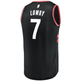 7-Kyle Lowry Toronto Raptors  Jersey Black - Statement Edition