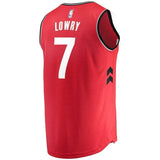 7-Kyle Lowry Toronto Raptors  Jersey Red - Icon Edition