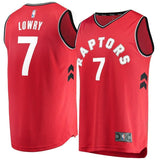 7-Kyle Lowry Toronto Raptors  Jersey Red - Icon Edition