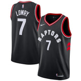 7-Kyle Lowry Toronto Raptors Swingman Jersey - Statement Edition – Black