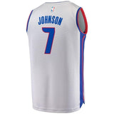 7-Stanley Johnson Detroit Pistons  Jersey Gray - Statement Edition