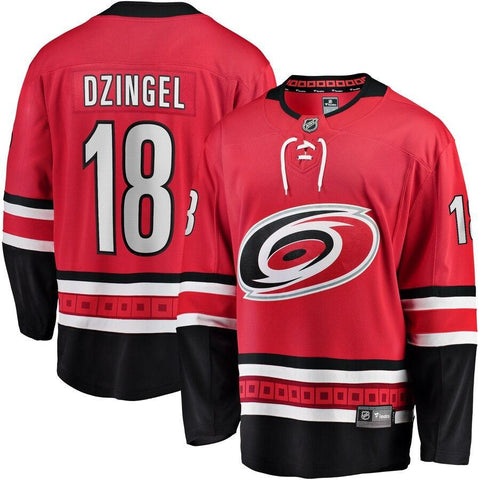 Ryan Dzingel Carolina Hurricanes Fanatics Branded Home Breakaway Player Jersey - Red