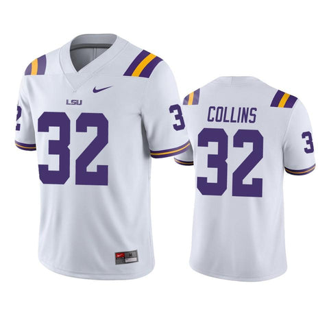 LSU Tigers Jalen Collins White College Football Jersey