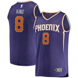 8-George King Phoenix Suns Jersey - Icon Edition - Purple