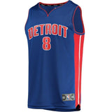 8-Henry Ellenson Detroit Pistons Jersey - Icon Edition – Blue