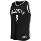 8-Spencer Dinwiddie Brooklyn Nets Jersey - Icon Edition – Black