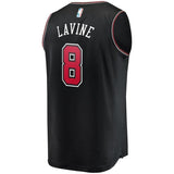 8-Zach LaVine Chicago Bulls  Jersey Black - Statement Edition
