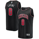 8-Zach LaVine Chicago Bulls  Jersey Black - Statement Edition