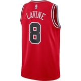 8-Zach LaVine Chicago Bulls  Swingman Jersey - Icon Edition – Red