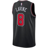 8-Zach LaVine Chicago Bulls  Swingman Jersey - Statement Edition – Black