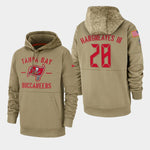 Men's Vernon Hargreaves III Tampa Bay Buccaneers 2019 Salute to Service Sideline Therma Pullover Hoodie - Tan