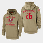 Men's Sean Murphy-Bunting Tampa Bay Buccaneers 2019 Salute to Service Sideline Therma Pullover Hoodie - Tan