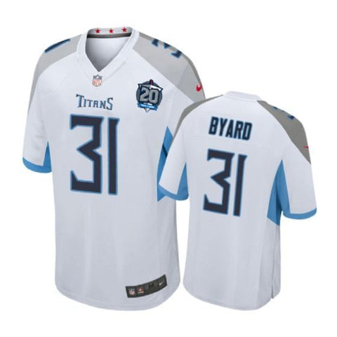 Tennessee Titans #31 Kevin Byard White Nike 20th Anniversary Game Jersey