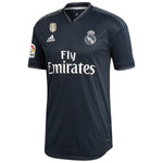 Real Madrid 9-Karim Benzema  Away Soccer Jersey 2018-19 – Gray