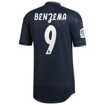 Real Madrid 9-Karim Benzema Away Soccer Jersey 2018-19 – Gray