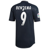 Real Madrid 9-Karim Benzema Away Soccer Jersey 2018-19 – Gray