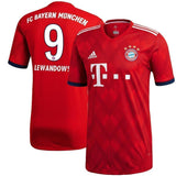 9-Robert Lewandowski Bayern Munich Home Soccer Jersey 2018-19 – Red