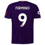 Liverpool 9-Roberto Firmino New Balance Away Soccer Jersey 2018-2019 – Purple