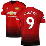 9-Romelu Lukaku Manchester United Home Soccer Jersey 2018-19 – Red