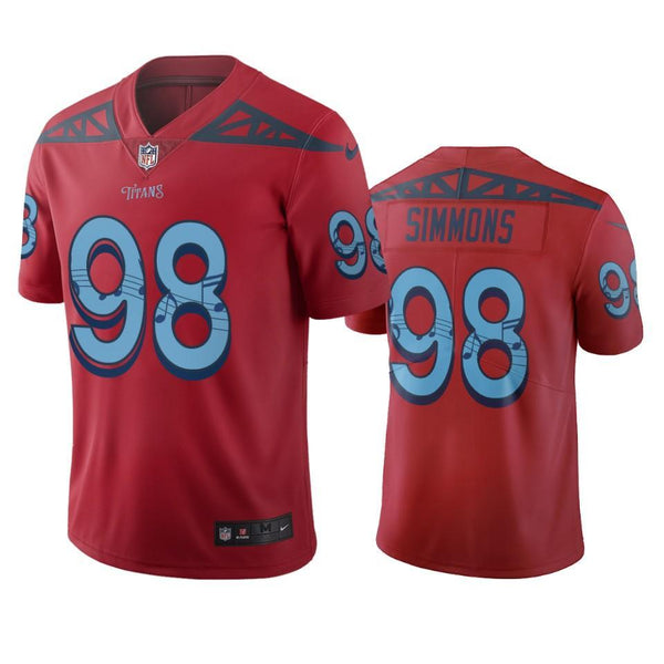 Nike Tennessee Titans No98 Jeffery Simmons White Youth Stitched NFL Vapor Untouchable Limited Jersey