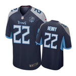 Tennessee Titans #22 Derrick Henry navy Nike Game Jersey