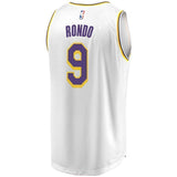 9Rajon Rondo Los Angeles Lakers  Jersey - Association Edition – White