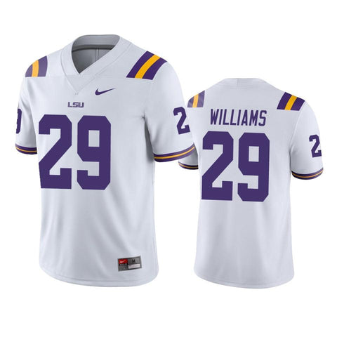 LSU Tigers Andraez Williams White College Football Jersey