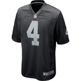 Derek Carr Oakland Raiders American football jersey