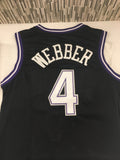 4-Chris Webber Sacramento Kings  2000-01 Nike Swingman Jersey - Black