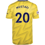 Shkodran Mustafi 20 Arsenal Away Soccer Jersey 2019-20