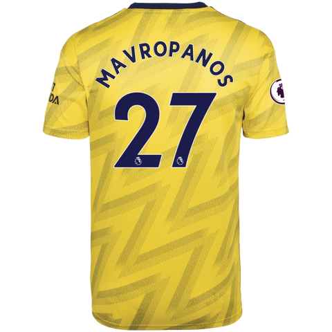 Konstantinos Mavropanos 27 Arsenal Away Soccer Jersey 2019-20