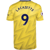 9-ALEXANDRE LACAZETTE  Arsenal Away Soccer Jersey 2019-20
