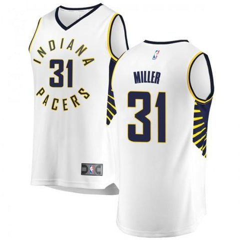 Men's Reggie Miller Indiana Pacers Fanatics Branded Swingman White Fast Break Jersey - Association Edition