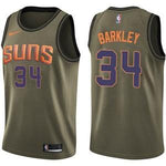 Nike Phoenix Suns Swingman Green Charles Barkley Salute to Service Jersey - Men's