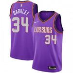 Nike Phoenix Suns Swingman Purple Charles Barkley 2018/19 Jersey - City Edition - Men's