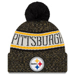 Pittsburgh Steelers New Era 2019 Sideline Cold Weather Knit Hat – Black