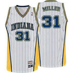 Men's Reggie Miller Indiana Pacers Mitchell and Ness Swingman White Throwback Jersey